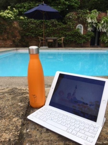 water and Pilates drink water when hot weather uk