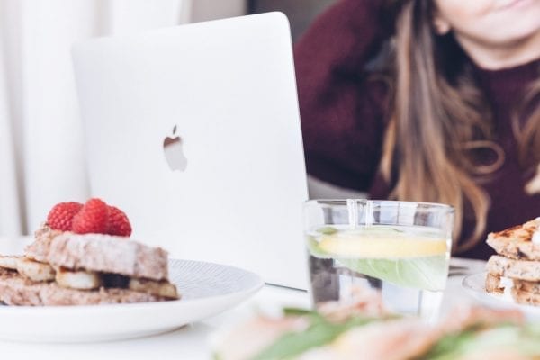 lunch break at your desk