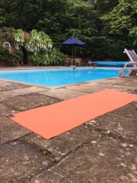 10 minute Pilates anytime Pilates by the pool when hot weather uk