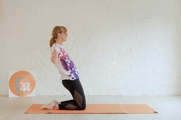 thigh stretch pilates before gardening