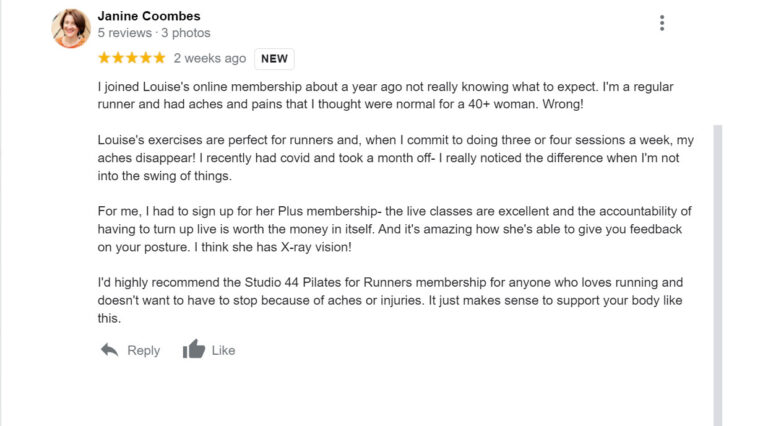 Pilates teacher