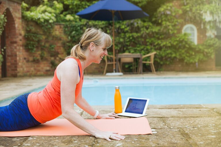 pilates and running in the heat