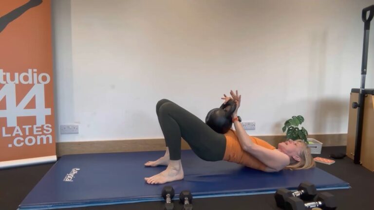 Pilates with weights workout